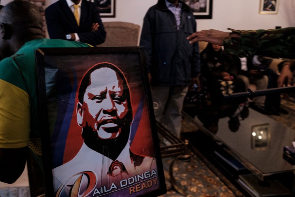 Kenya opposition leader Raila Odinga’s body arrives in Nairobi