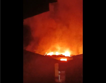 Fire guts section of Alaba Market in Lagos