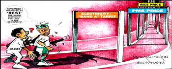 Cartoon: 'Sir, until we rest in peace?'