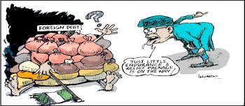 Cartoon: ‘Don’t worry, we’ll borrow from Peter to pay Paul’