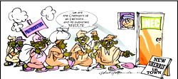 Cartoon: Prof, will election results be laboratory products?