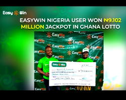 EasyWin Nigeria User Won ₦9.102 Million Jackpot in Ghana Lotto