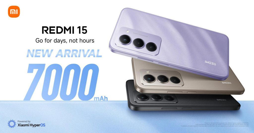 From Dawn Till Dusk and Beyond: How REDMI 15’s 7000mAh Battery Keeps You Going