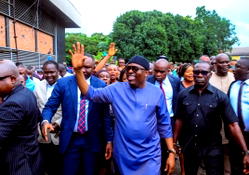 Fubara orders immediate renovation of Rivers Secretariat after fire incident