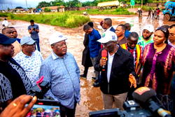 Okpebholo, Umahi inspect deplorable federal roads in Edo