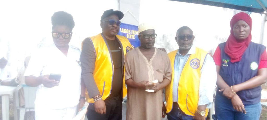 120 benefit from Lagos Ikoyi Elite Lions Club free eye glasses