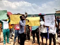 Residents protest planned demolition of Lagos market