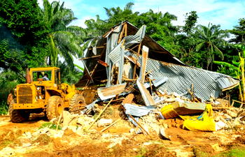 Again, Enugu govt pulls down property used for kidnapping
