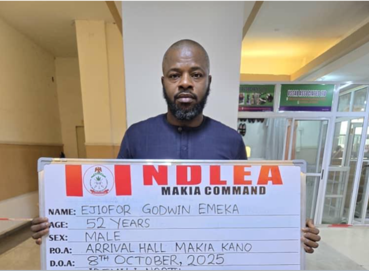 NDLEA arrests businessman who excretes 127 cocaine wraps at Kano airport