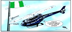 Cartoon: ‘Your Excellency, reverse back, reverse back!’