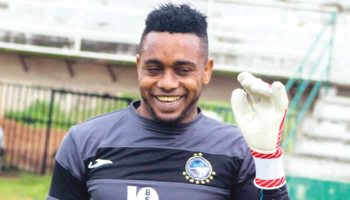 Super Eagles goalkeeper Ojo-Olorunleke