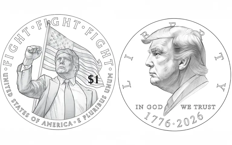 US Treasury Department mulls minting $1 coin with Trump’s image