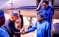 Tinubu returns to Abuja after 10-day working visit to Lagos