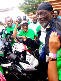 69-yr-old Nigerian rides bike across 40 countries in 99 days