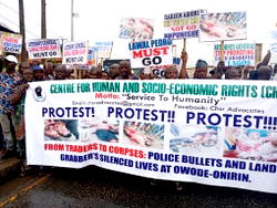 Outrage as Owode Onirin market traders protest killing of seven