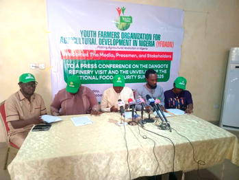 Youth farmers group visits Dangote Refinery