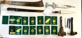 Police arrest four robbers, rescue two kidnap victims, recover 15 international passports in Abuja,