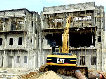 FCTA pulls down 11 duplexes under high tension lines