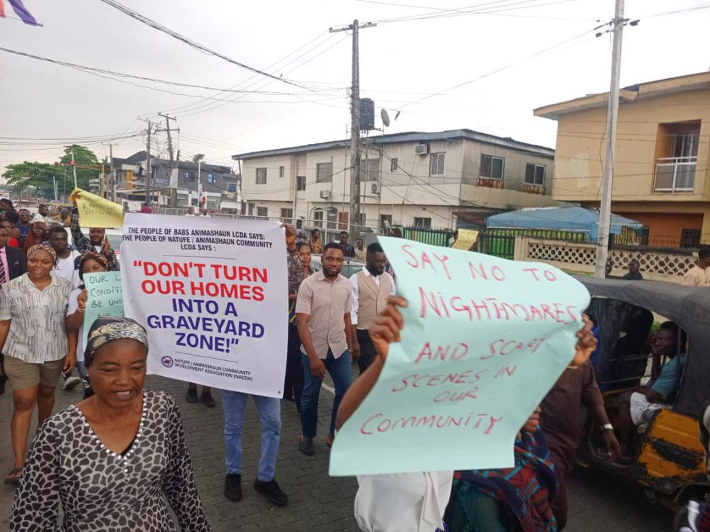 Tension in Surulere as residents protest construction of cemetery