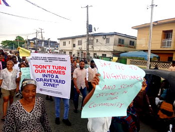 Tension in Surulere as residents protest construction of cemetery