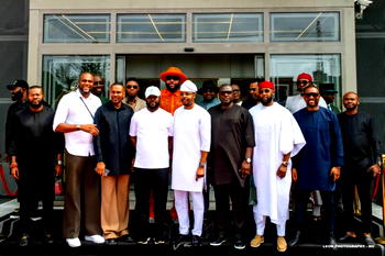 Change Nigeria: Seyi Tinubu meets Stanley Uzochukwu, Obi Cubana, other Igbo businessmen‎