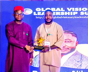 Damilare Ajiboye honoured as Tech Entrepreneur of the Year at Global Visionary Leadership summit