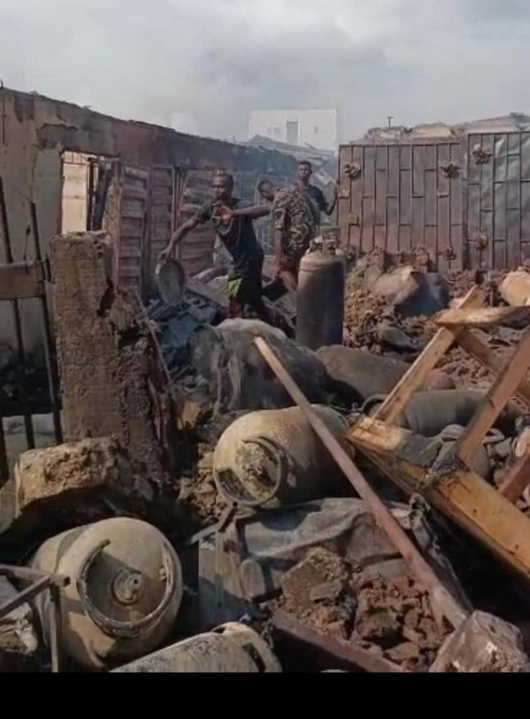 Gas explosion rocks Orile, destroys several shops