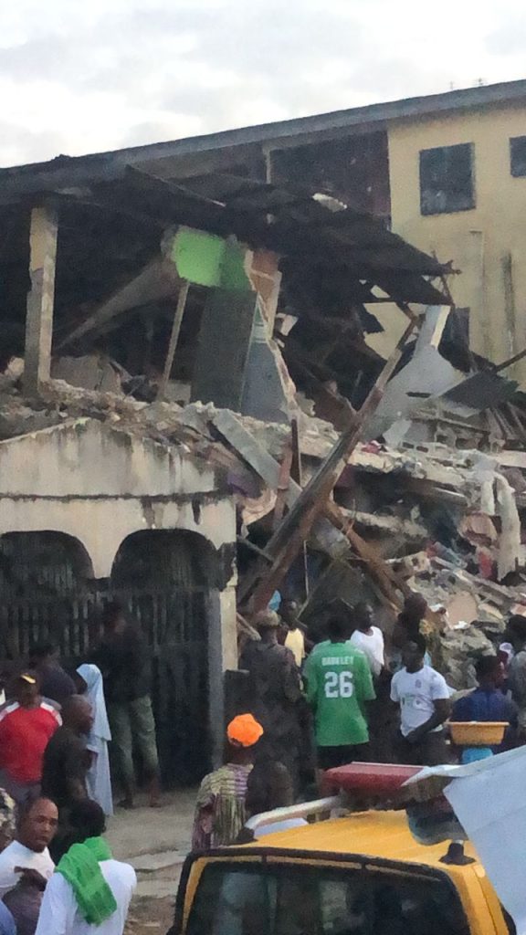 15 rescued, several feared trapped as two-storey building collapses in Lagos