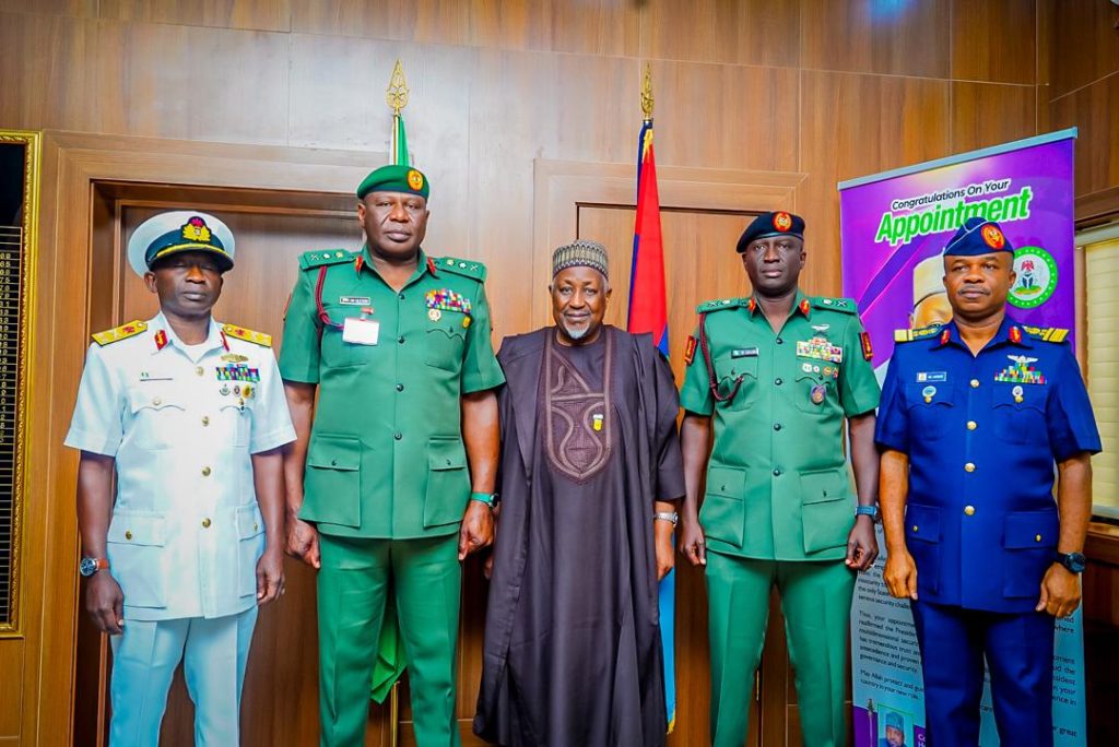 Badaru receives new service chiefs, stresses unity, strategic direction