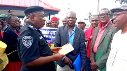Police retirees protest contributory pension scheme, demand total exit