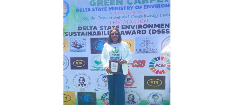 Delta govt honours Tanro Environmental foundation