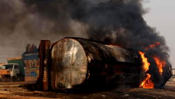 Tanker Explosion: Unconfirmed deaths, vehicles burnt on Abeokuta-Sagamu expressway