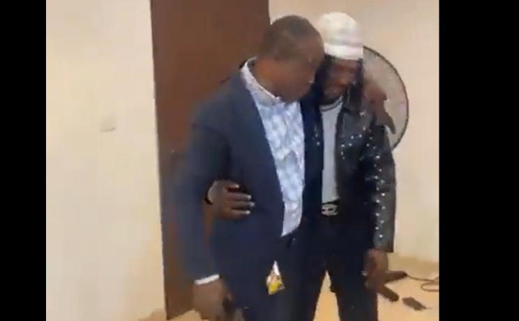 Video: You’ve done well – Faith’s father receives son after disqualification from BBNaija