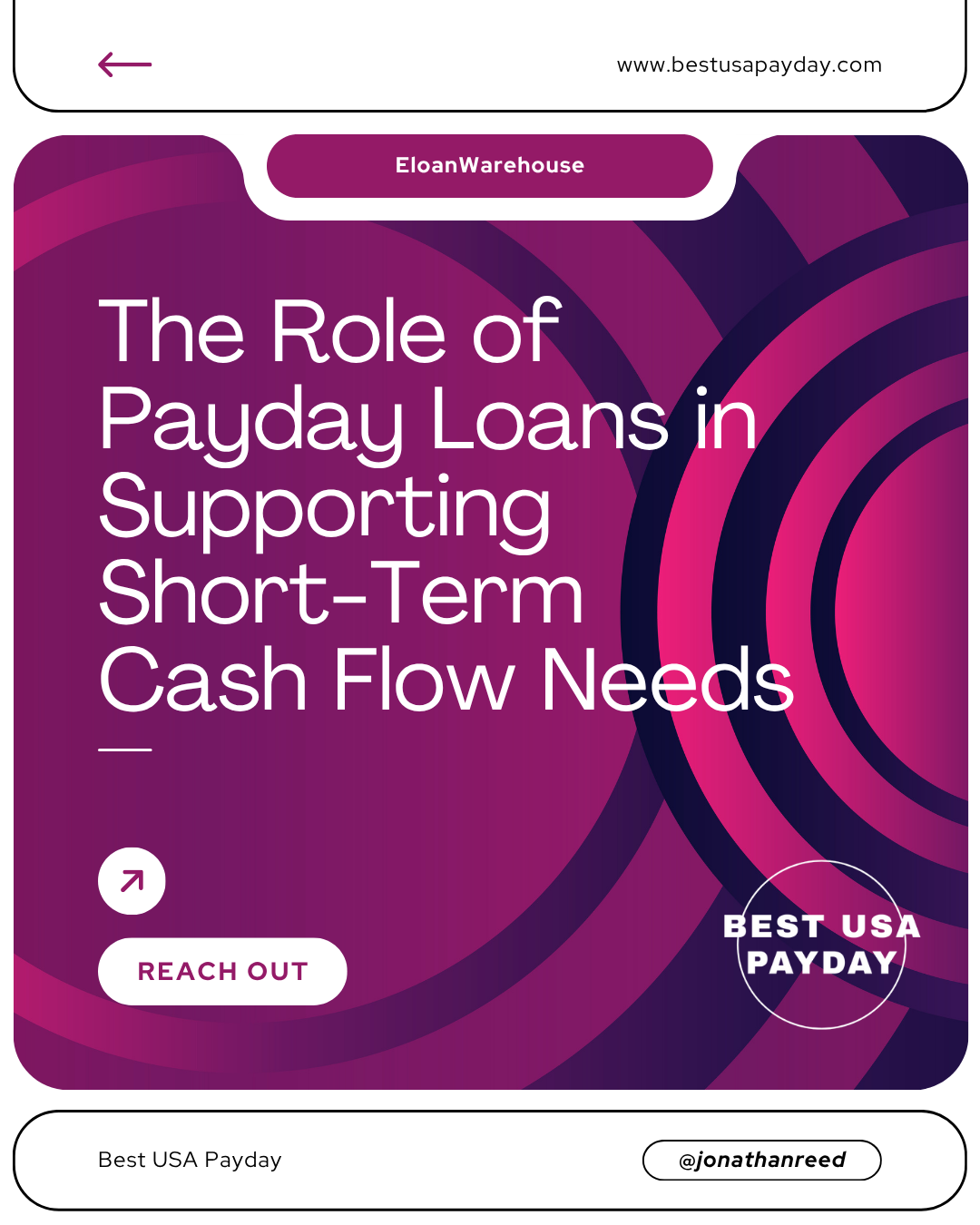 The Role of Payday Loans in Supporting Short-Term Cash Flow Needs