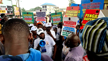 S-West youth stage protest, urge Tinubu to support local refining industry