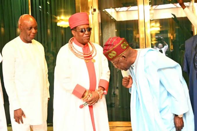 Tinubu congratulates Oba of Benin on 9th anniversary
