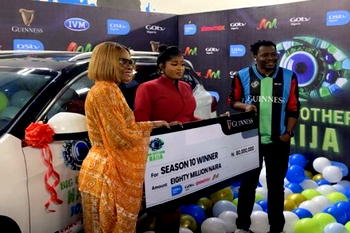 BBNaija 10: Imisi receives ₦80m grand prize, brand-new Innoson SUV