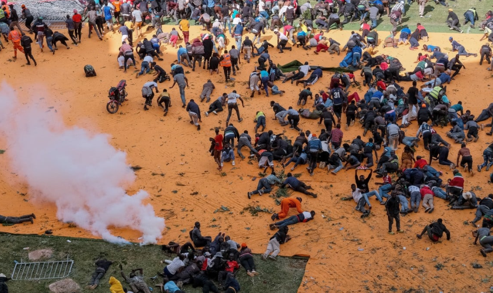 Gunfire, panic as mourners gather for Raila Odinga in Nairobi
