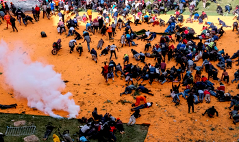 Gunfire, panic as mourners gather for Raila Odinga in Nairobi
