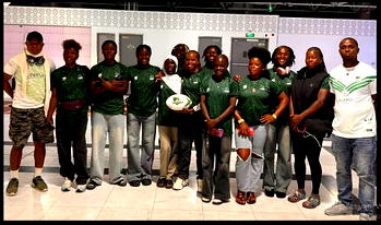 Nigeria’s Green Falcons land in Canada for IRL Women’s rugby league world series