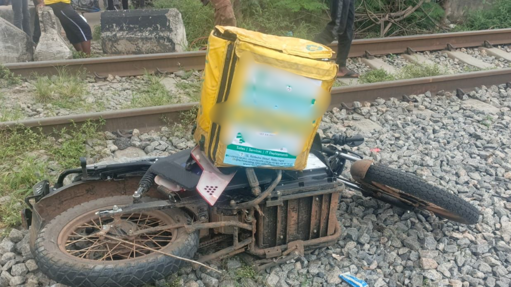 Train crushes dispatch rider to death in Lagos