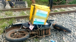 Train crushes dispatch rider to death in Lagos
