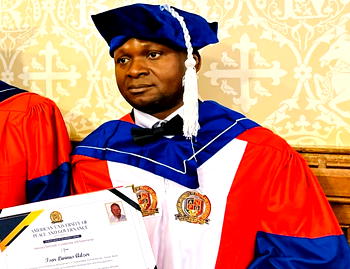 American varsity honours Tsar with doctorate award in UK