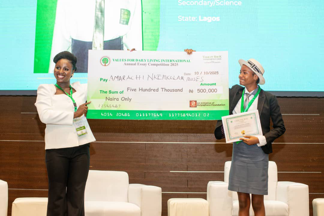 Foundation unveils national essay competition winners, inducts ‘VDL Ambassadors’