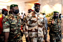Guinea coup leader Doumbouya declares bid for presidency