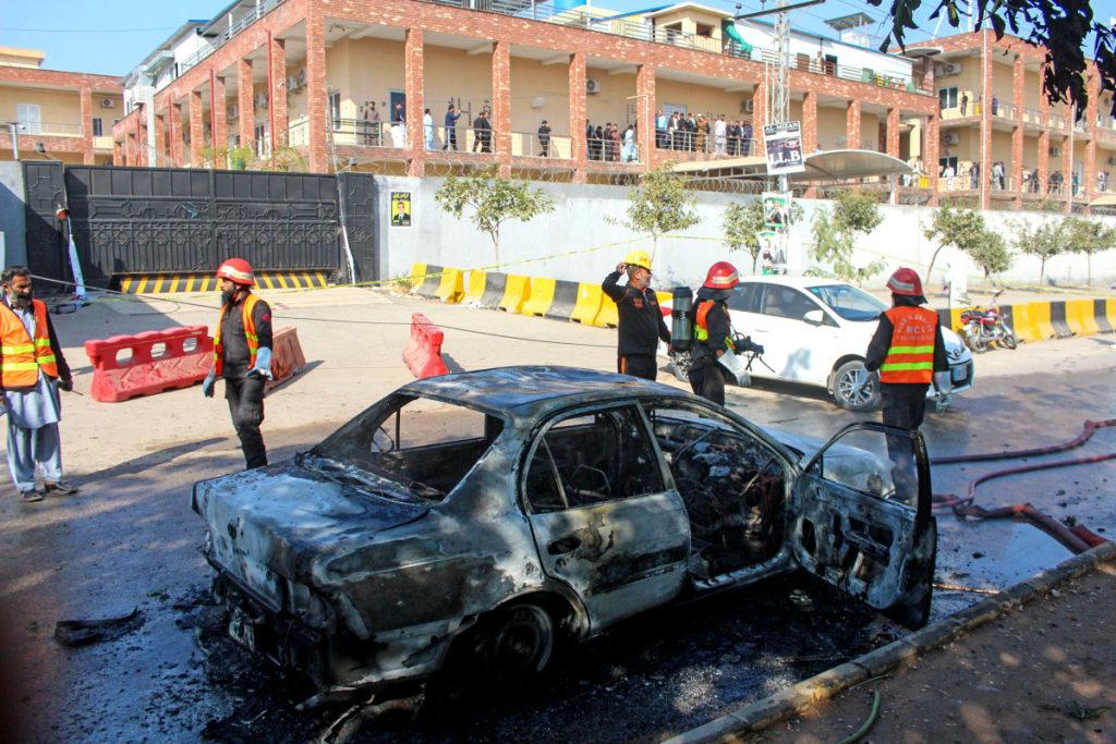 Pakistani Taliban claim deadly suicide attack in Islamabad