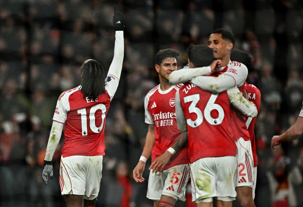 Eze bags hat-trick as Arsenal rout Tottemham 4-1, go six points clear