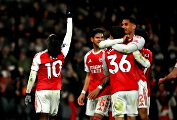 Eze bags hat-trick as Arsenal rout Tottemham 4-1, go six points clear