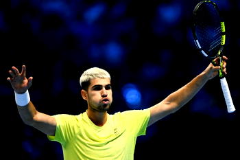 Alcaraz fights back to beat Fritz at ATP Finals