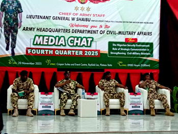 COAS urges robust media–military synergy to address Nigeria’s security challenges